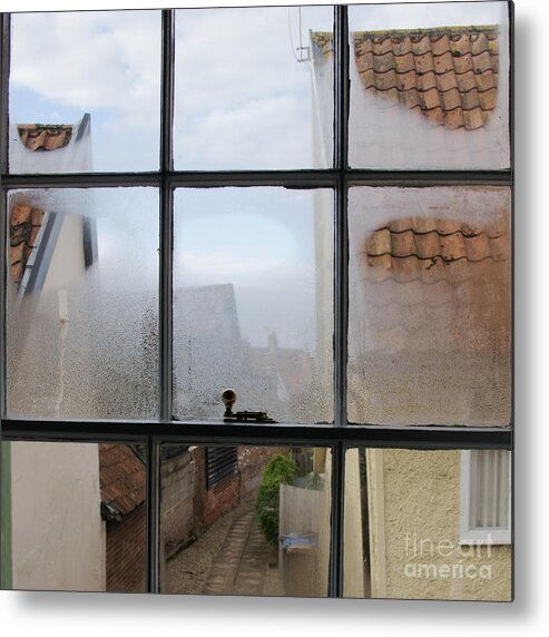 Window Metal Print featuring the photograph A Wee Bit Chilly by Ann Horn