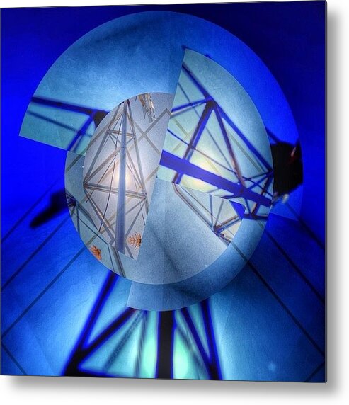  Metal Print featuring the photograph Abstract Blues
--- Check Out More Of by Mark David Gerson