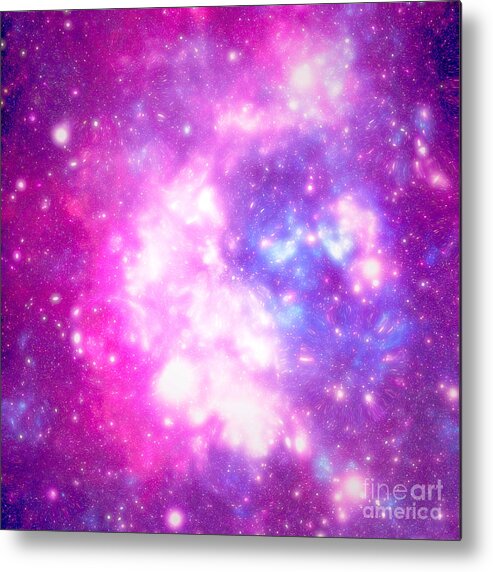 Space Metal Print featuring the digital art Abstract Heaven by Mindy Bench