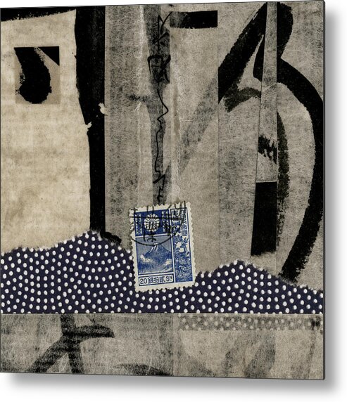 Japan Metal Print featuring the photograph Abstract Japanese Collage by Carol Leigh