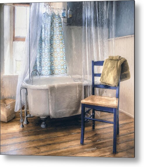 Interior Photography Metal Print featuring the photograph Afternoon Bath by Scott Norris