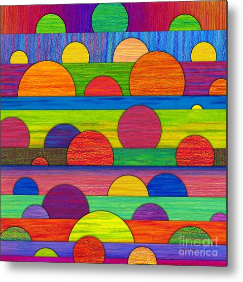 Colored Pencil Metal Print featuring the painting All Tucked In by David K Small