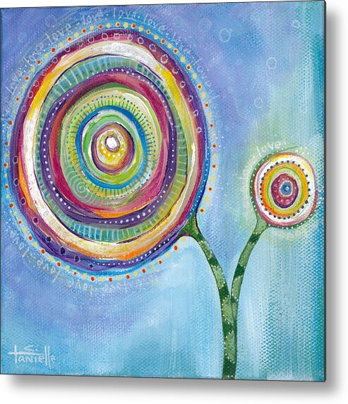 Hope Metal Print featuring the painting All You Need Is Love by Tanielle Childers