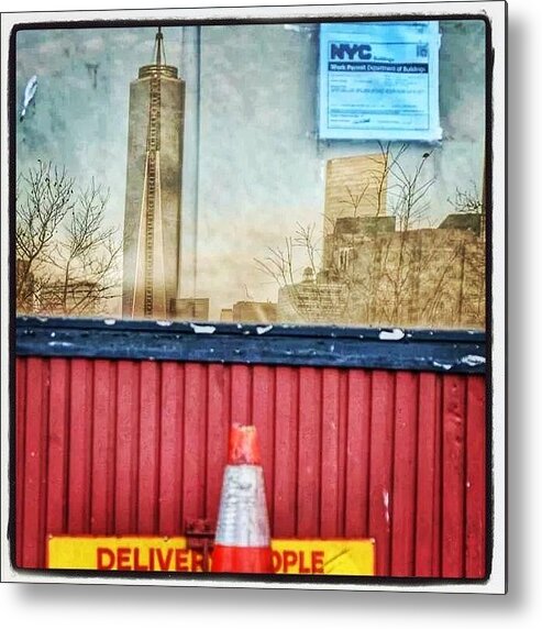 Nyc Metal Print featuring the photograph #always #watching #wtc #nyc by Antonio DeFeo