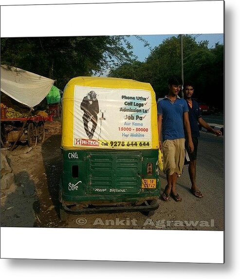 Jobs Metal Print featuring the photograph An #advertisement Of An #educational by Ankit Agrawal