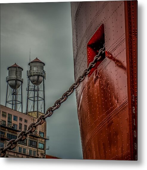 Ss William A Irvin Metal Print featuring the photograph Anchor Chain by Paul Freidlund