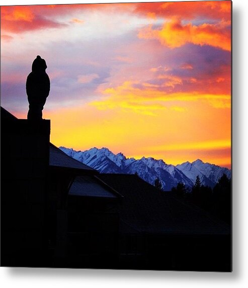Canada Metal Print featuring the photograph Another Awesome Bc Sunrise! #bc #canada by Brian Governale
