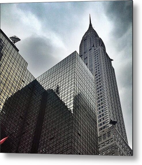 Nyc Metal Print featuring the photograph Another Gloomy Day In Gotham City. #nyc by Justin DeRoche