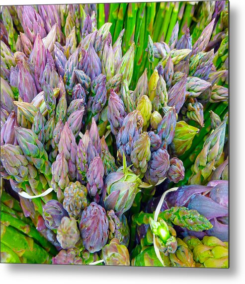 Asparagus Metal Print featuring the photograph Asparagus by Dee Flouton