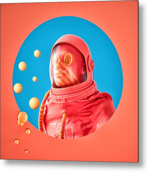 Magazine Cover Metal Print featuring the photograph Astonaut cover by Yaroslav Kushta