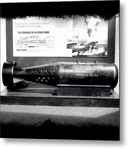 Beautiful Metal Print featuring the photograph Atomic Bomb At The Museum by Klm Studioline