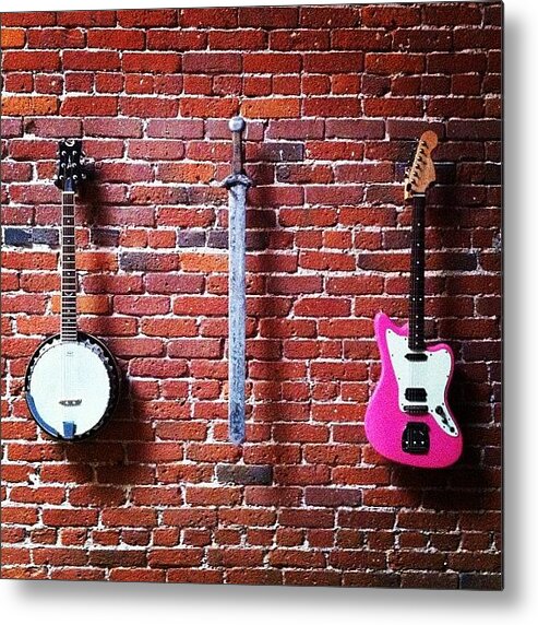 Axes Metal Print featuring the photograph #axes by T G Levin