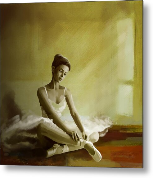 Catf Metal Print featuring the painting Ballerina by Corporate Art Task Force