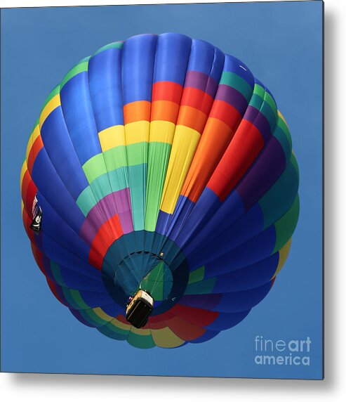 Balloon Metal Print featuring the photograph Balloon Square 2 by Carol Groenen