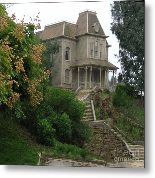 Bates Metal Print featuring the photograph House of Norman Bates by Vivian Martin