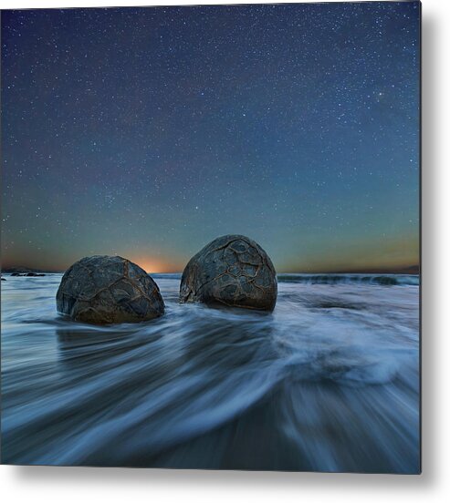 New Zealand Metal Print featuring the photograph Be Together by Yan Zhang