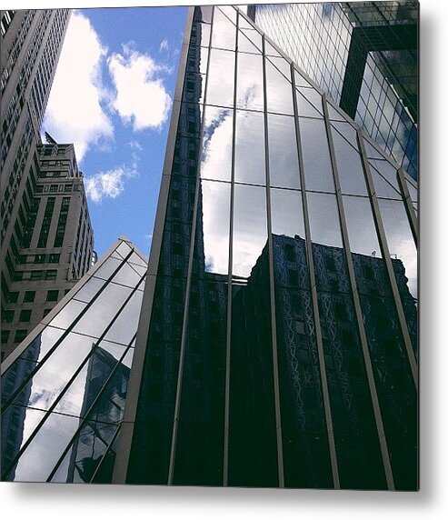 Nyc Metal Print featuring the photograph Blades #nyc #architecture by Alexander Chevalier