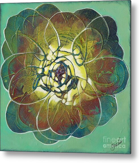 Spirit Metal Print featuring the painting Bloom III by Shadia Derbyshire