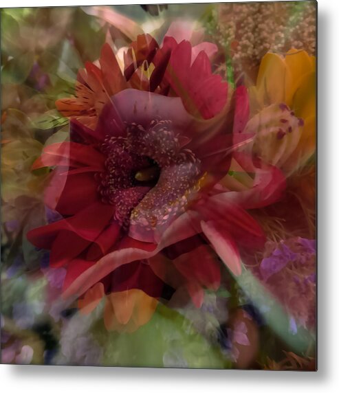  Metal Print featuring the photograph Blossom Rain 28 by Georg Kickinger