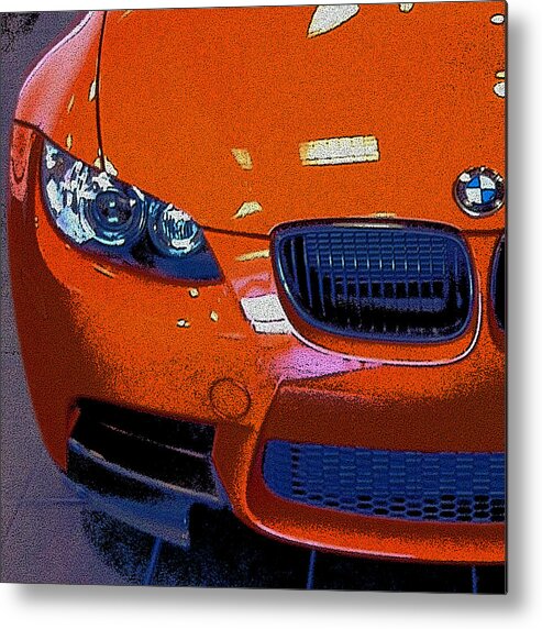 Sportscar Metal Print featuring the photograph #bmw #m3 #bmwm3 #motorsport by Motorsports The Real