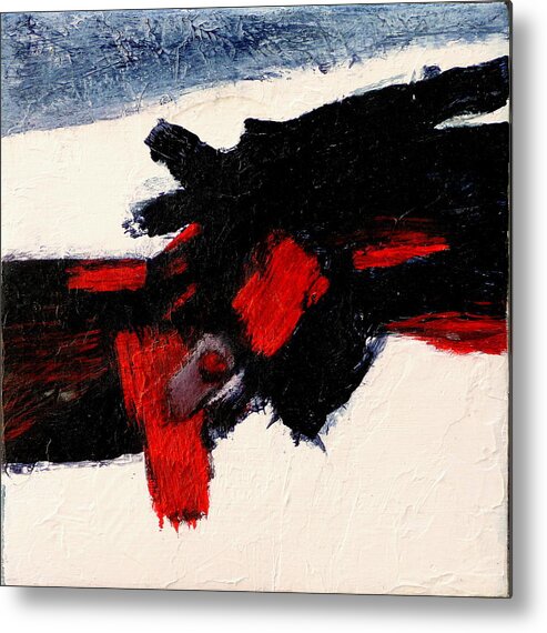 Abstract Metal Print featuring the painting Cadence by Jim Whalen