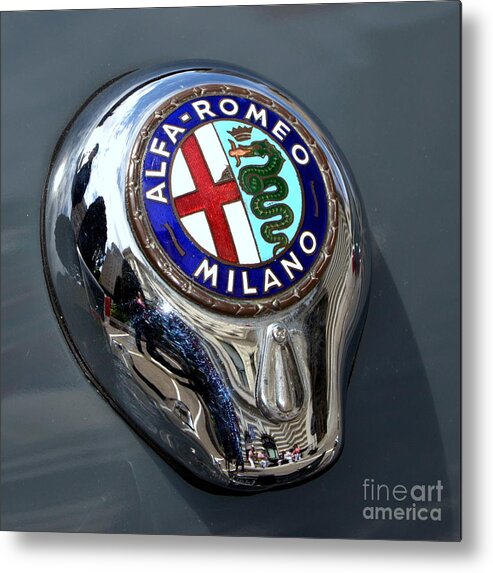 Alfa Metal Print featuring the photograph California Mille Alfa Romeo by Dean Ferreira