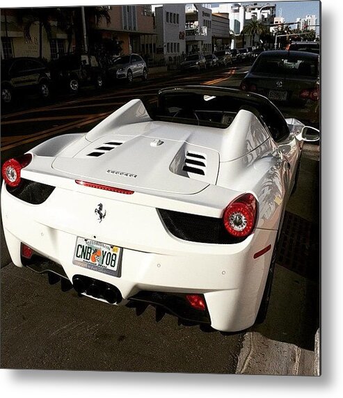 Engine Metal Print featuring the photograph Can I Take You Home Baby? #ferrari by Janny Ye
