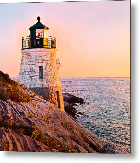 Castle Metal Print featuring the photograph Castle Hill Light 3 by Marianne Campolongo