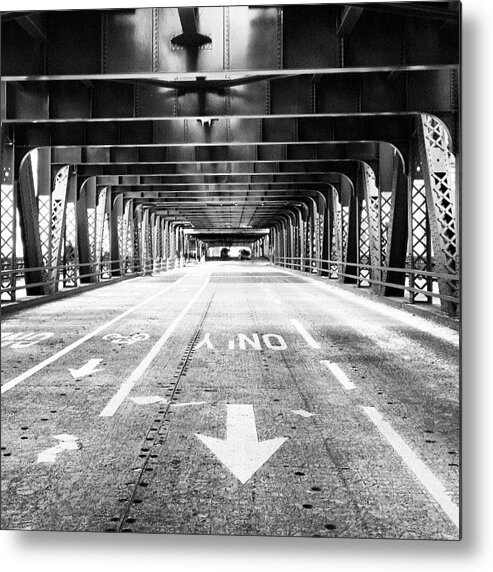 America Metal Print featuring the photograph Chicago Wells Street Bridge Picture by Paul Velgos