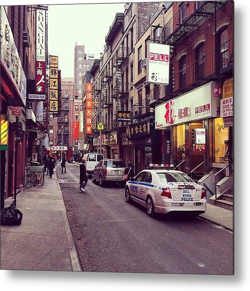  Metal Print featuring the photograph Chinatown Stroll by Randy Lemoine