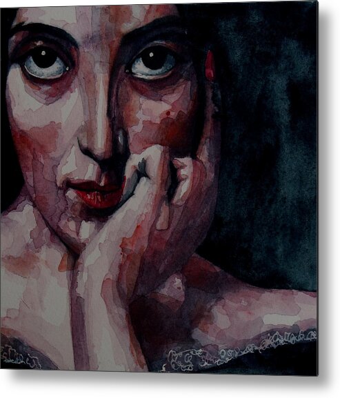 Portrait Metal Print featuring the painting Clementine by Paul Lovering