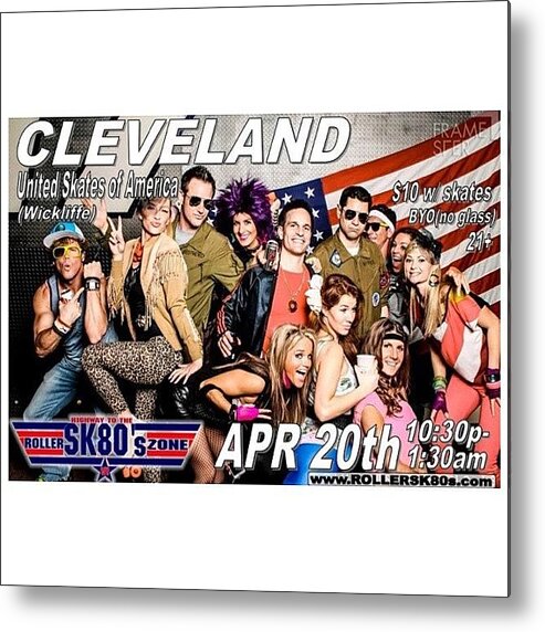 Skating Metal Print featuring the photograph Cleveland...are You Ready Rock Out With by Joel Torres