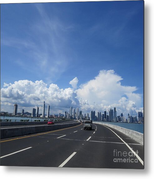 City Of Panama Metal Print featuring the photograph Clouds Of A City by Vladimir Berrio Lemm