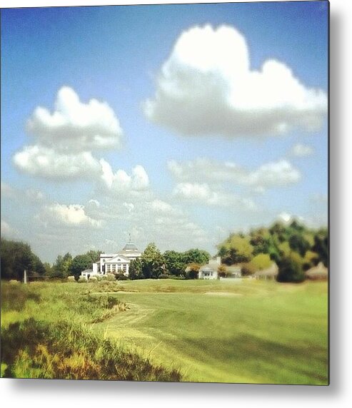 Mississippi Metal Print featuring the photograph Clouds Over The Club House #iphone5 by Scott Pellegrin