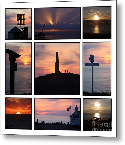 Cornwall Metal Print featuring the photograph Cornish Sunsets by Terri Waters