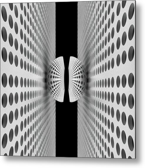 Abstract Metal Print featuring the photograph Corridor Of Ball by Antonyus Bunjamin (abe)