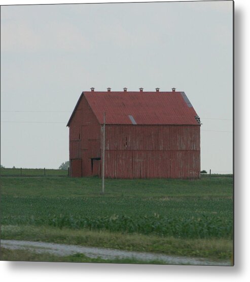 Barn Metal Print featuring the photograph Dilapidated Country Barn by Valerie Collins