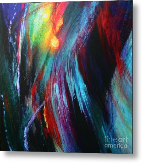 Metaphysical Metal Print featuring the painting Creation by Jeanette French