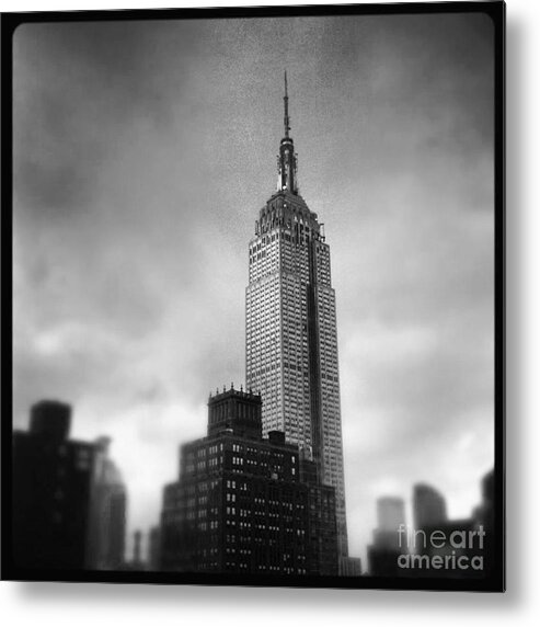 Empire State Building Metal Print featuring the photograph Crushed Twice by Denise Railey