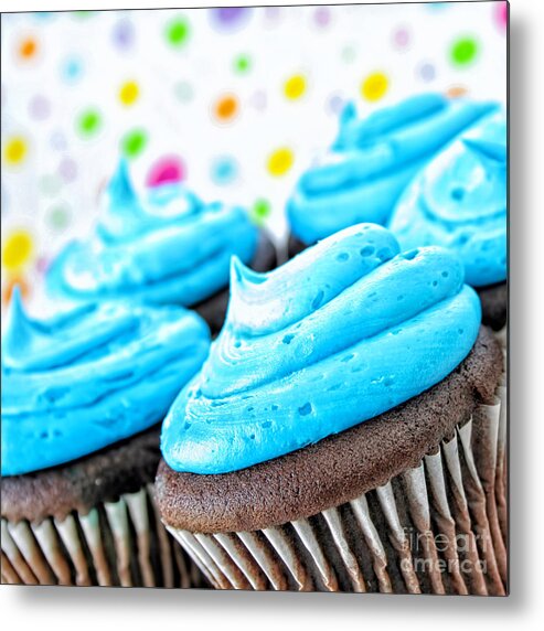 Dessert Metal Print featuring the photograph Cupcakes by Darren Fisher