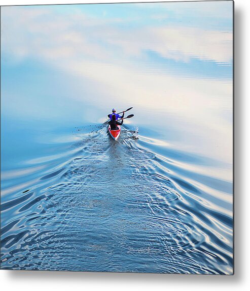 Expertise Metal Print featuring the photograph Cutting Sky by Natural At It's Best.