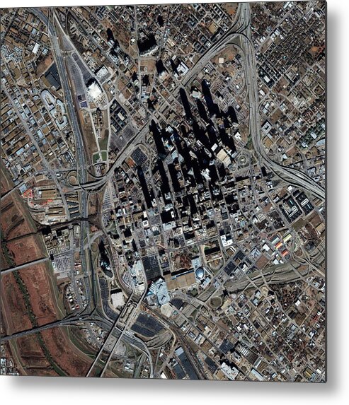 Dallas Metal Print featuring the photograph Dallas by Geoeye/science Photo Library