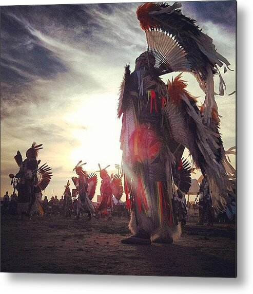 Scenery Metal Print featuring the photograph Dancing Until Sundown by Rachel Waters