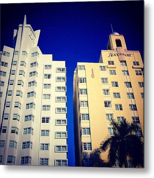 Iphoneonly Metal Print featuring the photograph Delano And National Hotel's - Miami ( by Joel Lopez