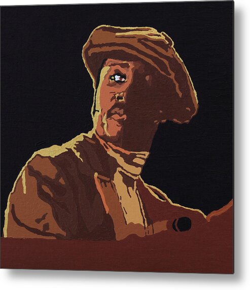 Donny Hathaway Metal Print featuring the photograph Donny Hathaway by Rachel Natalie Rawlins