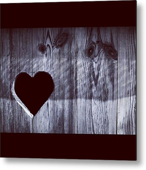 Heart Metal Print featuring the photograph Door by Alexandre Lefort