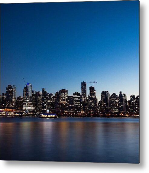 Beautiful Metal Print featuring the photograph Downtown Vancouver Skyline by Andrew Burgos