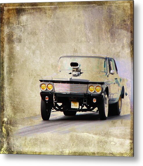 Ratrod Metal Print featuring the photograph Drag Time by Steve McKinzie