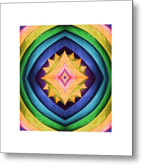 Abstract Metal Print featuring the photograph Dreamcatcher 3 by Deborah Smith
