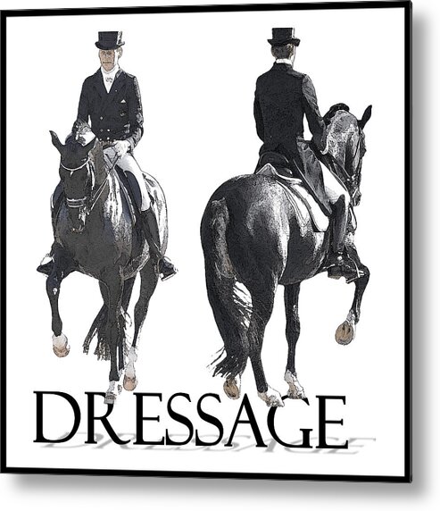 Dressage Metal Print featuring the photograph Dressage II by CarolLMiller Photography